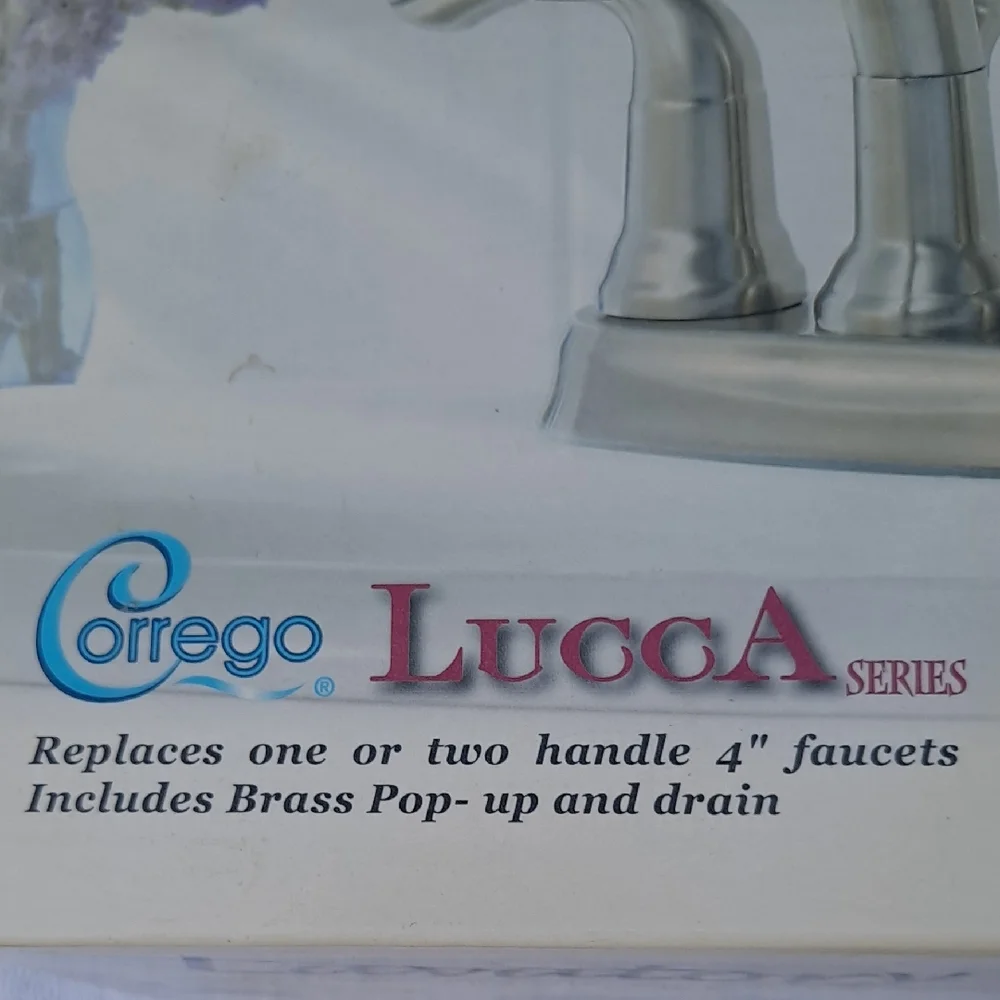 Lucca Series Brushed Nickel Bathroom Faucet